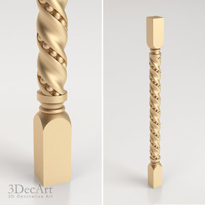 3d model balusters stairs stl