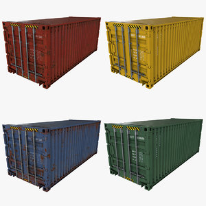 3d model polys containers