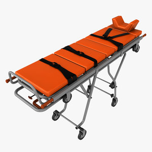 3d realistic stretcher