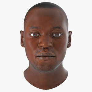 african american male head x