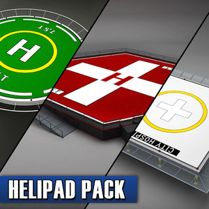 3ds pack helicopter pad helipad
