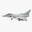 3d model typhoon fighter jet raf