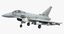 3d model typhoon fighter jet raf
