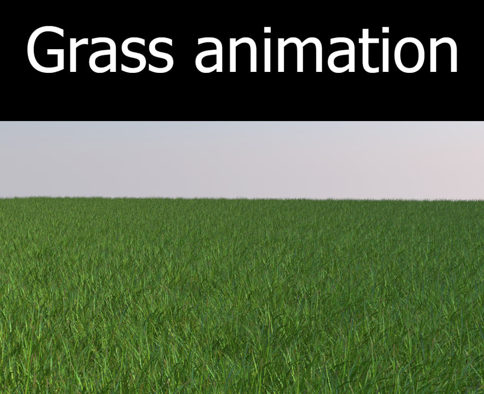 3d max grass animation