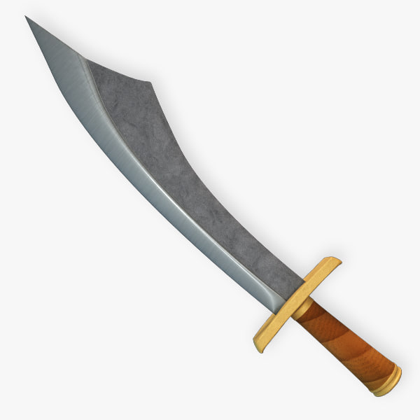 cleaver weapon 3d model
