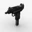 weapon ready mobile pistol uzi 3d model