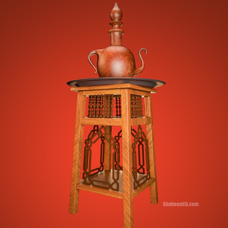 arabic chair 3d 3ds