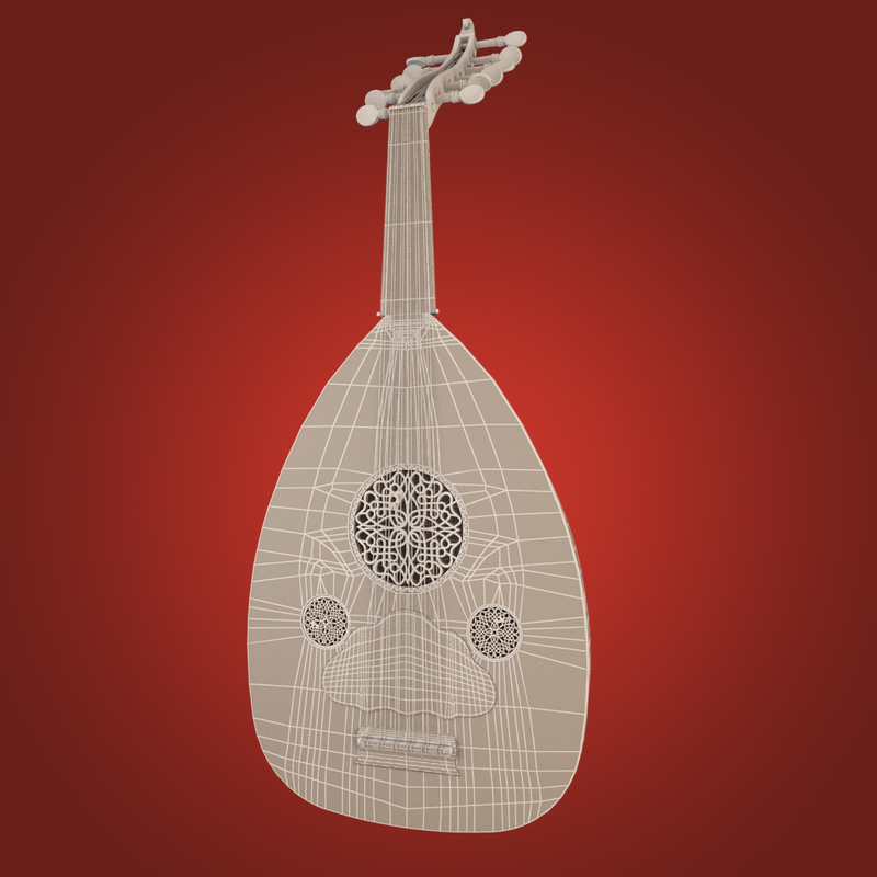 oud arabic instrument 3ds
