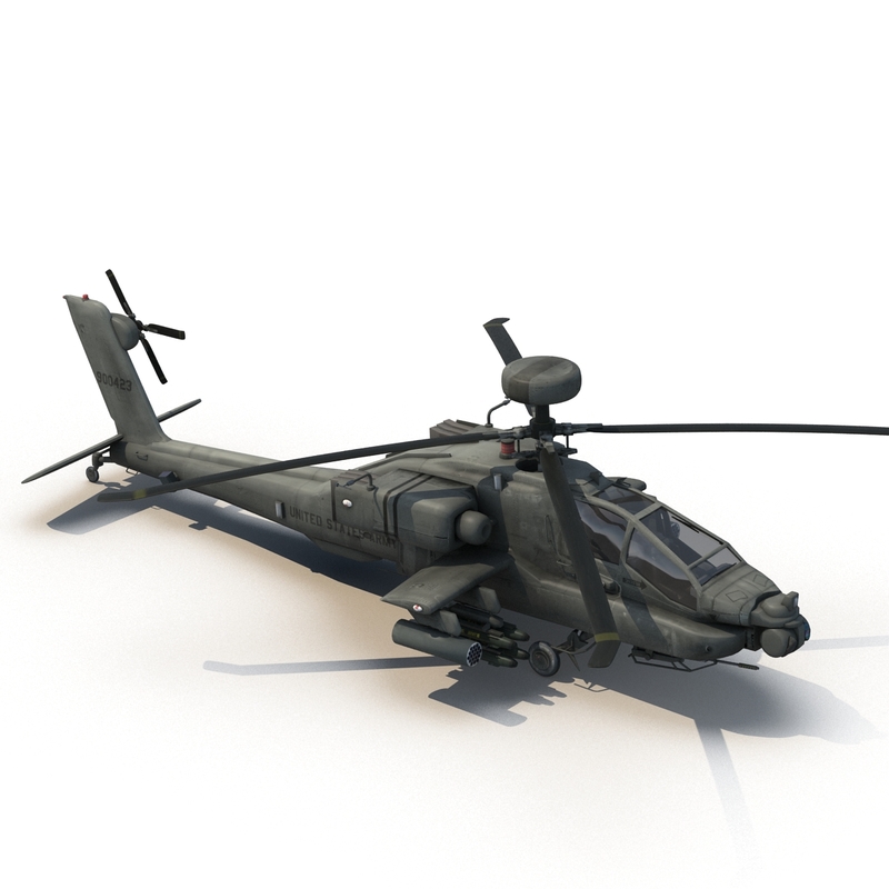 3ds apache attack helicopter