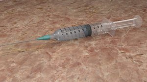 syringe needle c4d