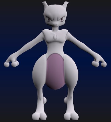 150 - ミュウツー3Dモデル - TurboSquid 906325