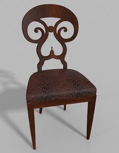 max antique biedermeier chair