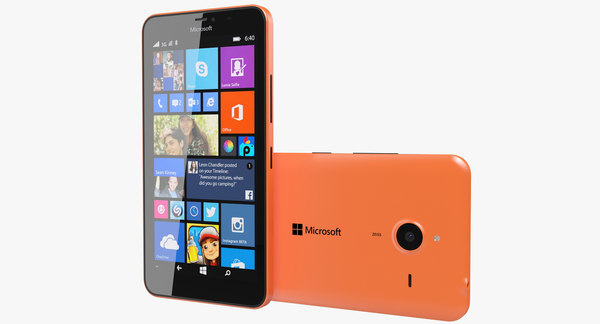 3d microsoft lumia 640 xl model