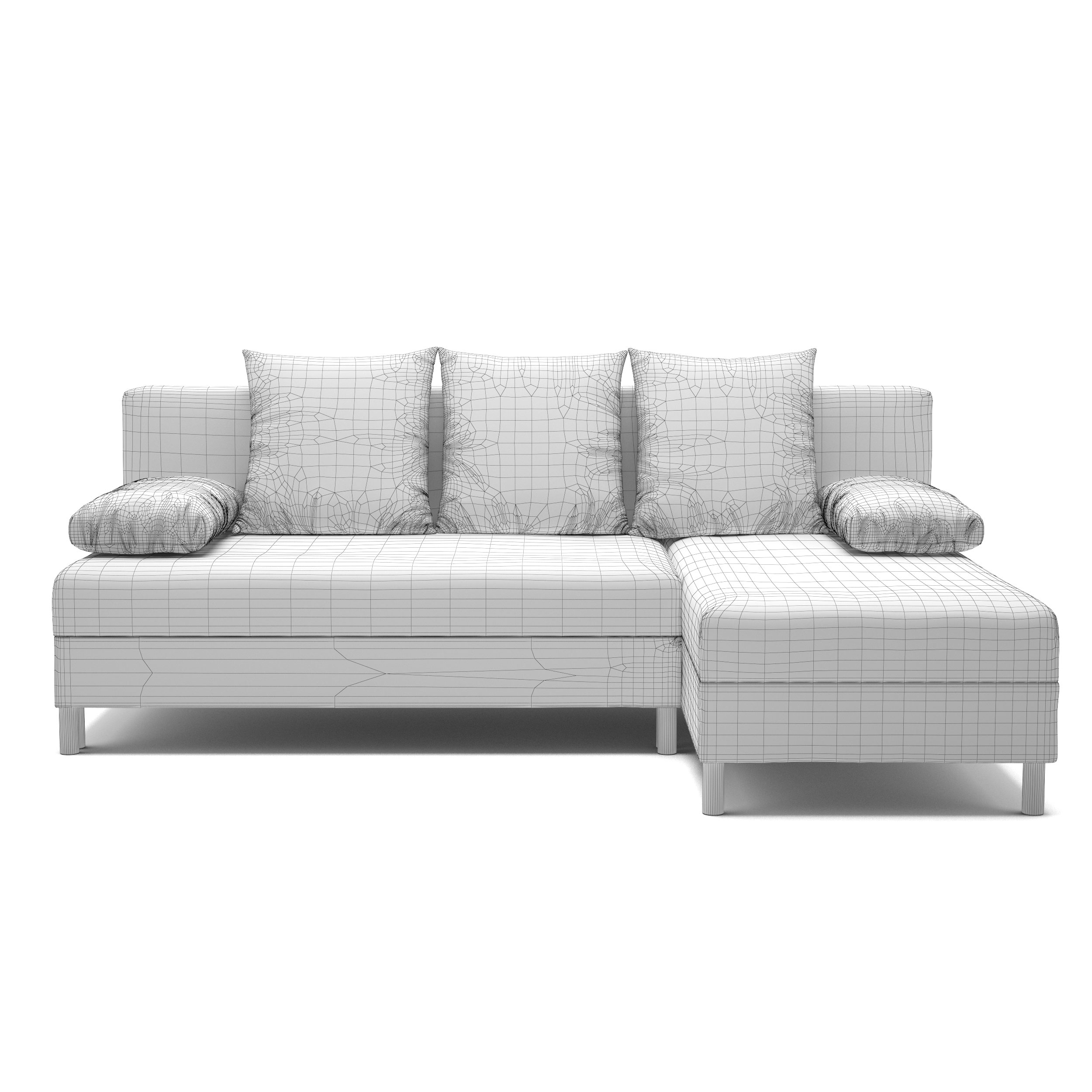 angsta ikea sofa 3d model