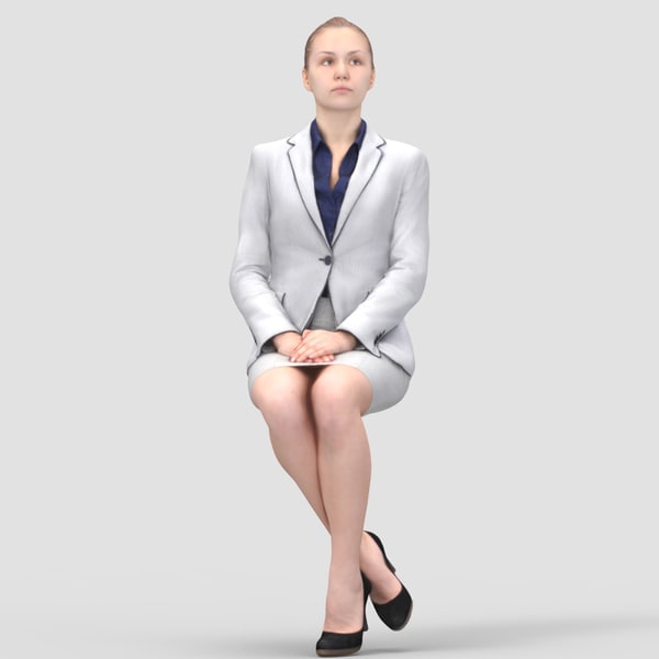 Modelo 3d Rebecca Business Sitting Modelo Humano 3d Turbosquid 906809 6720