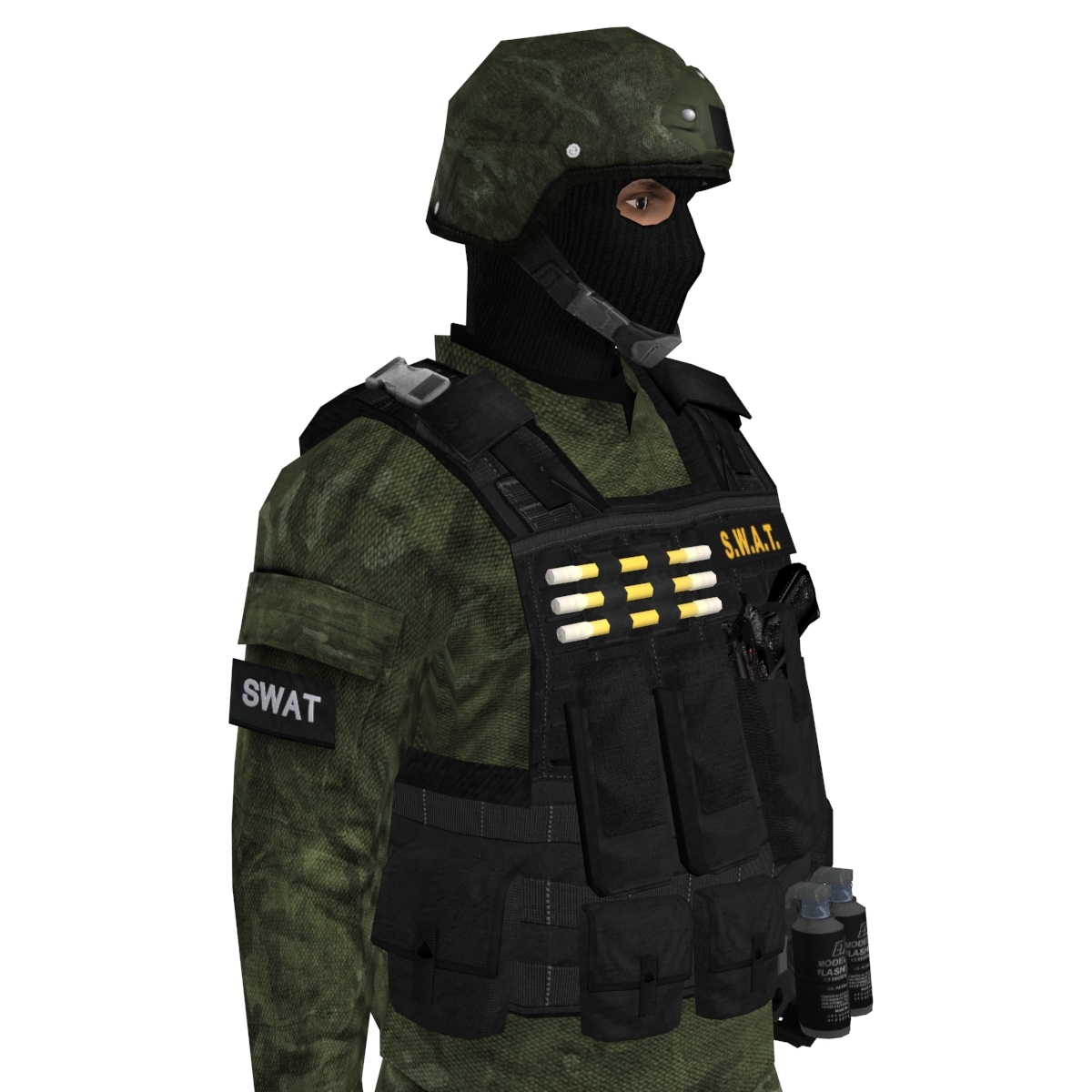 rigged swat soldier 4 max