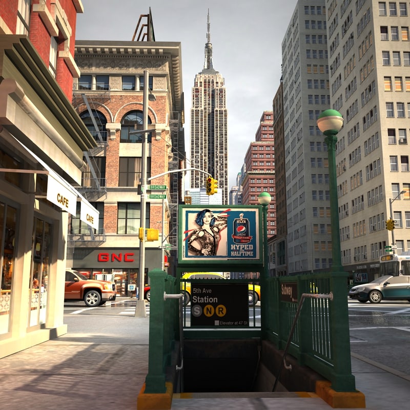 3d model nyc streets