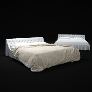 3d bohemian-bed model