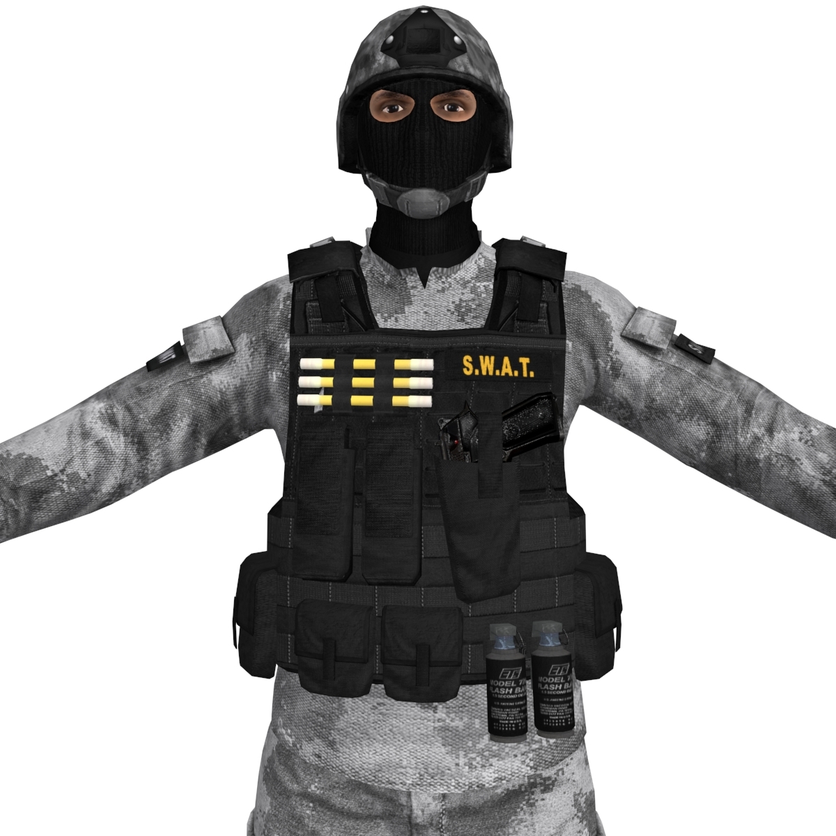 swat 2 3d obj