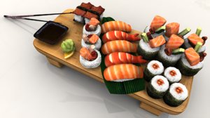 3d sushi model