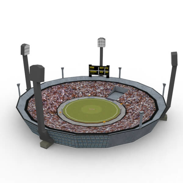 3d model cricket stadium