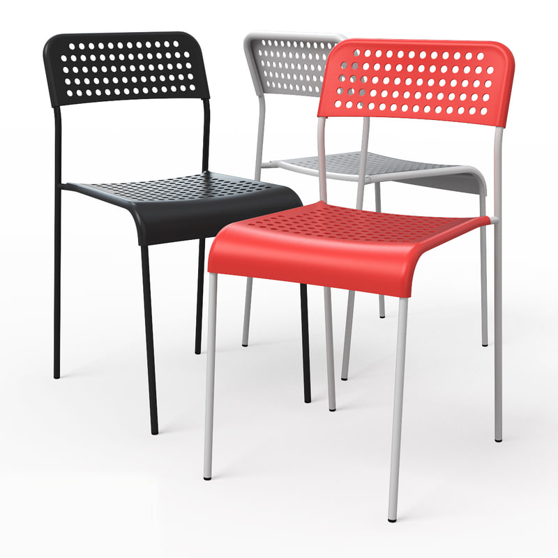 Adde Chair Black Ikea