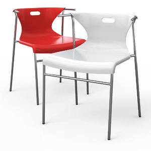 3d elmer dining chair model