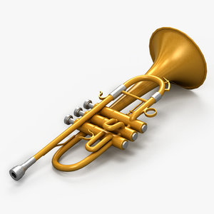 3d trumpet model