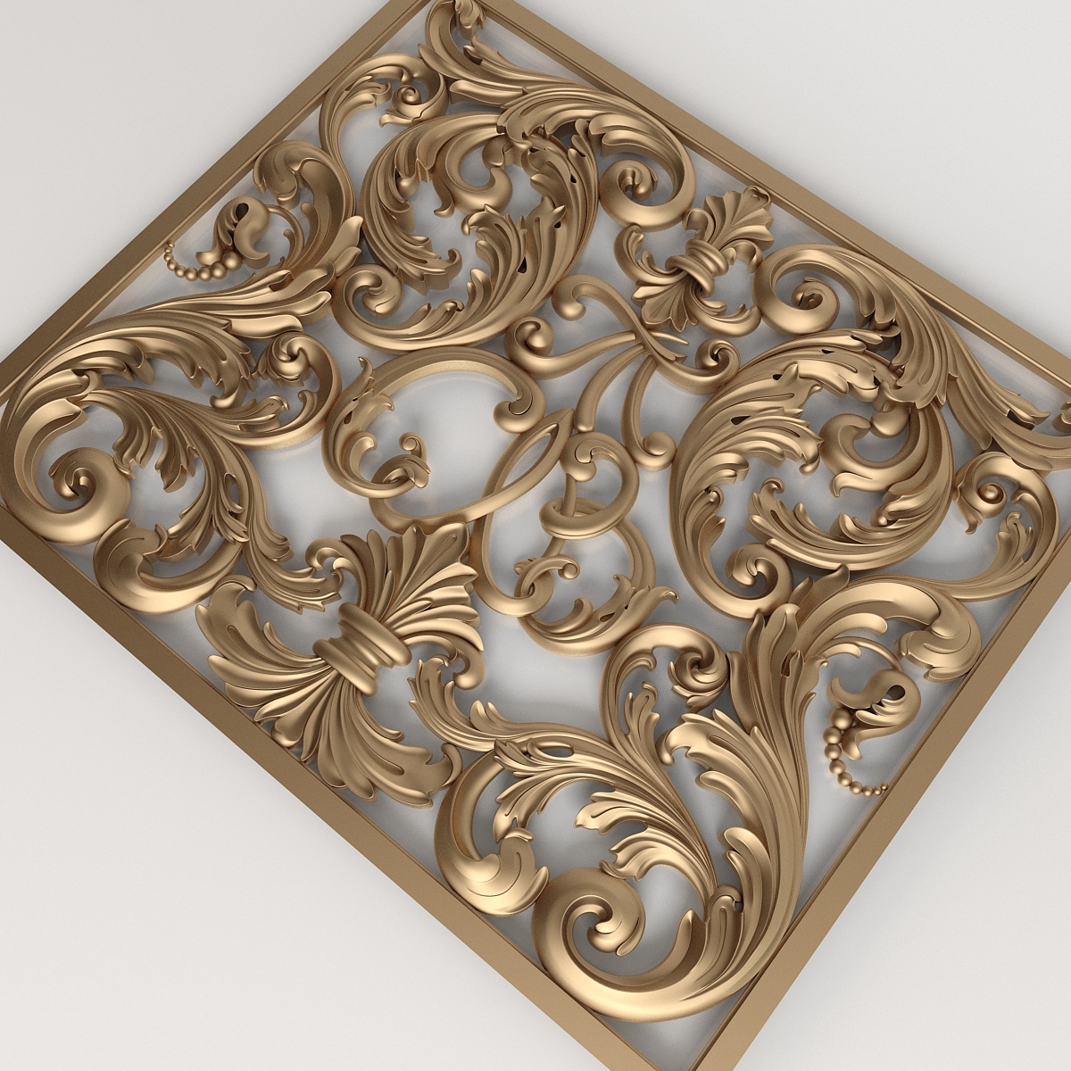 3ds max carved decoration 020