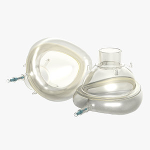 3d model anesthesia face mask