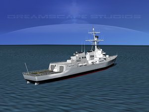 Frigate cheng kung rocs 3D model - TurboSquid 1158885