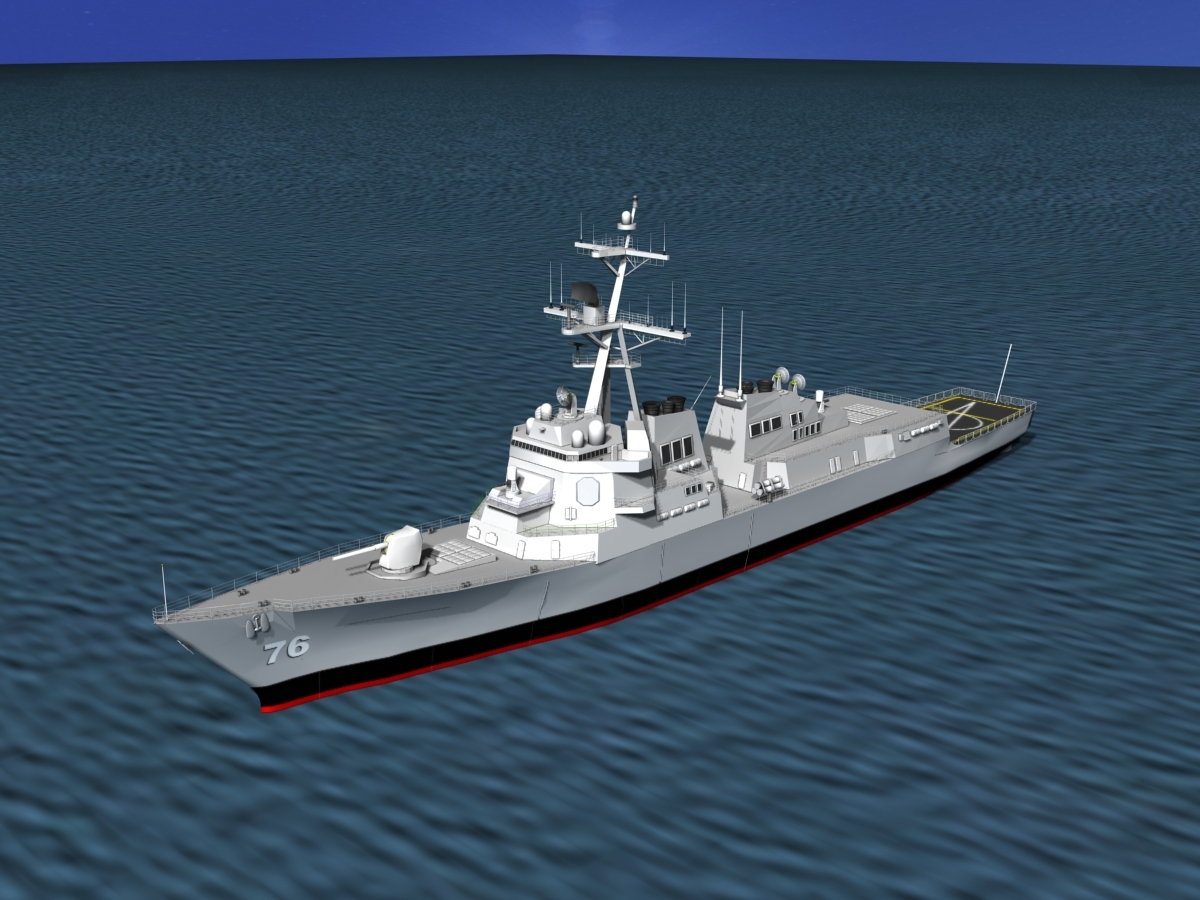 3d ship arleigh burke class