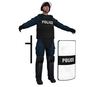 riot police officer max
