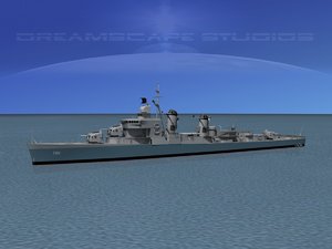 sumner class destroyers 3d max