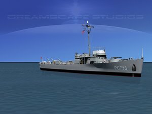 3d model pcs submarine chasers