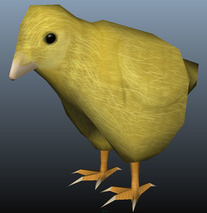 chick 3d fbx