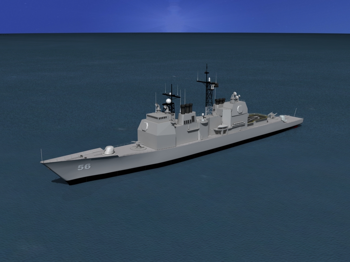 ticonderoga class cruiser obj