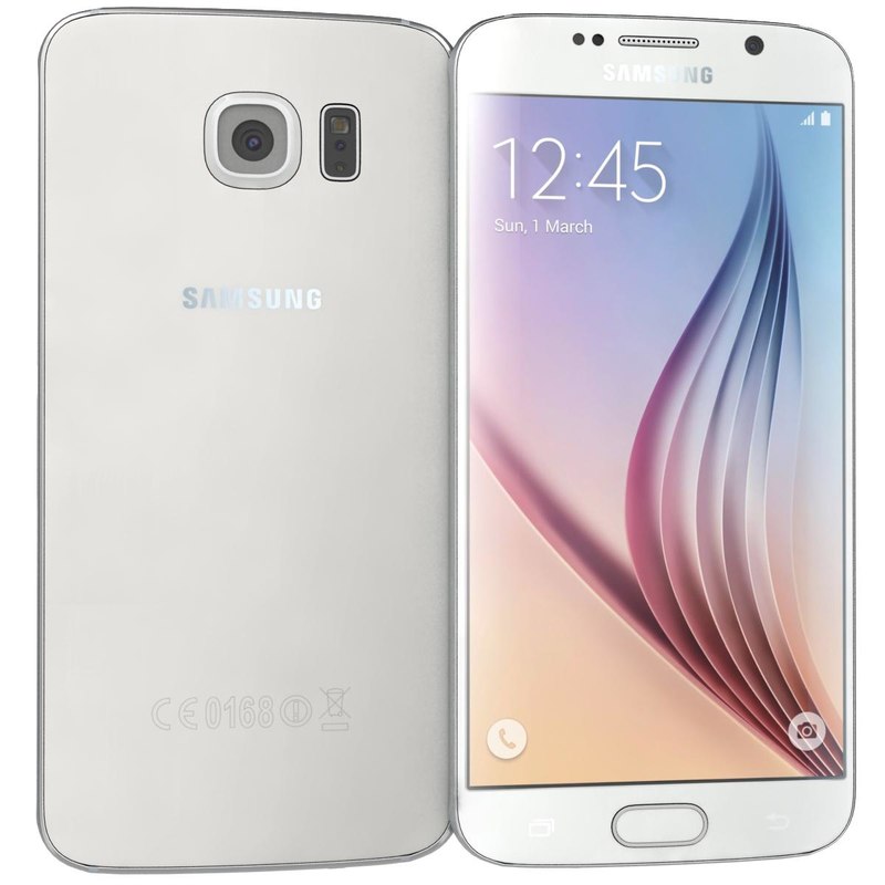 samsung galaxy s6 white 3d 3ds