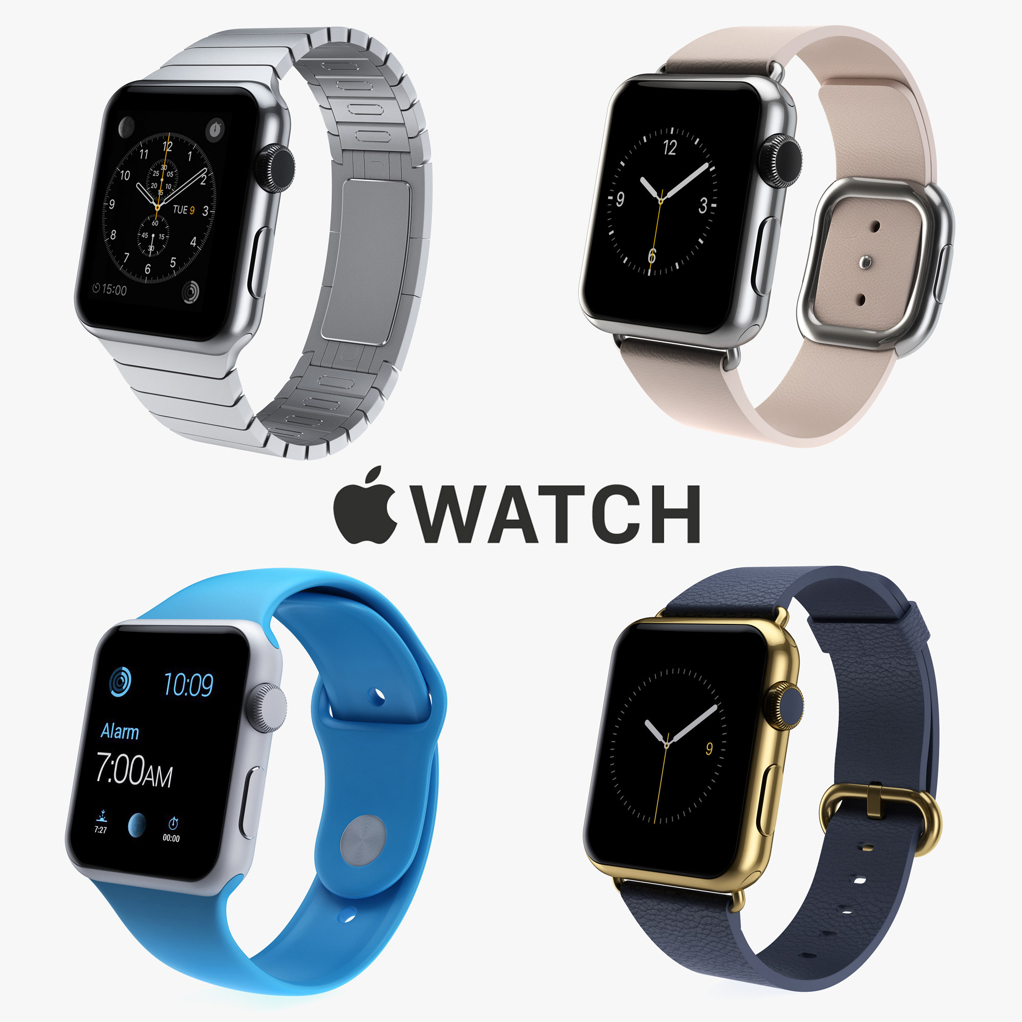 3d apple iwatch watch model