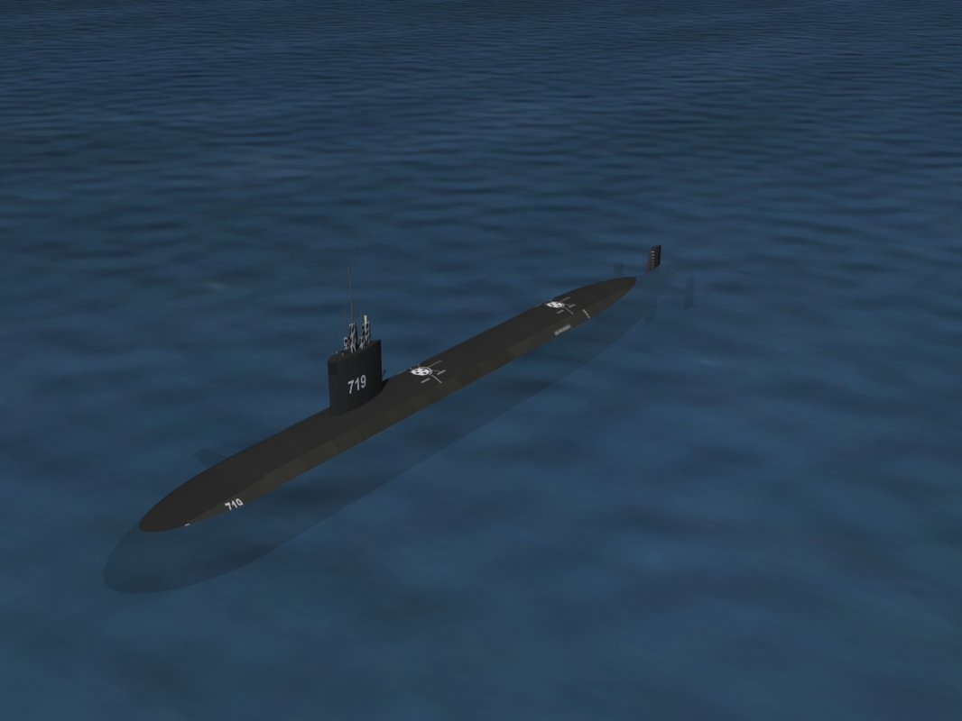 modelo 3d Los Angeles clase USS Providence SSN-719 - TurboSquid 908667