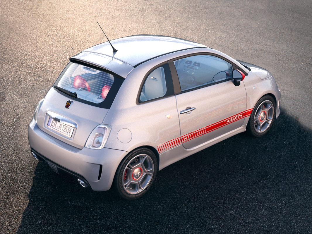 fiat 500 abarth dxf