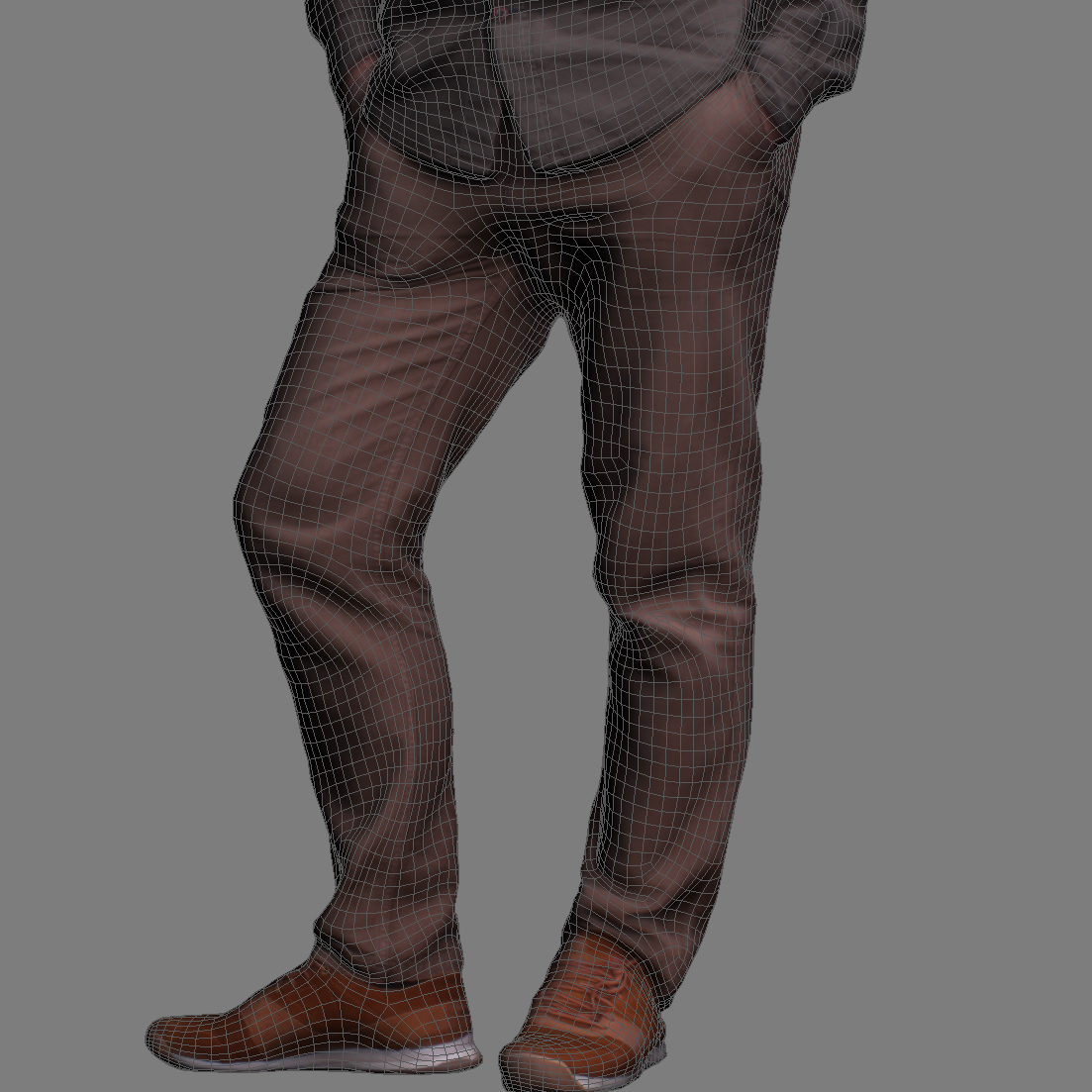 mark casual standing 1 - 3d人体模型3d模型
