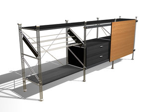 3d sistema m1 sideboard model