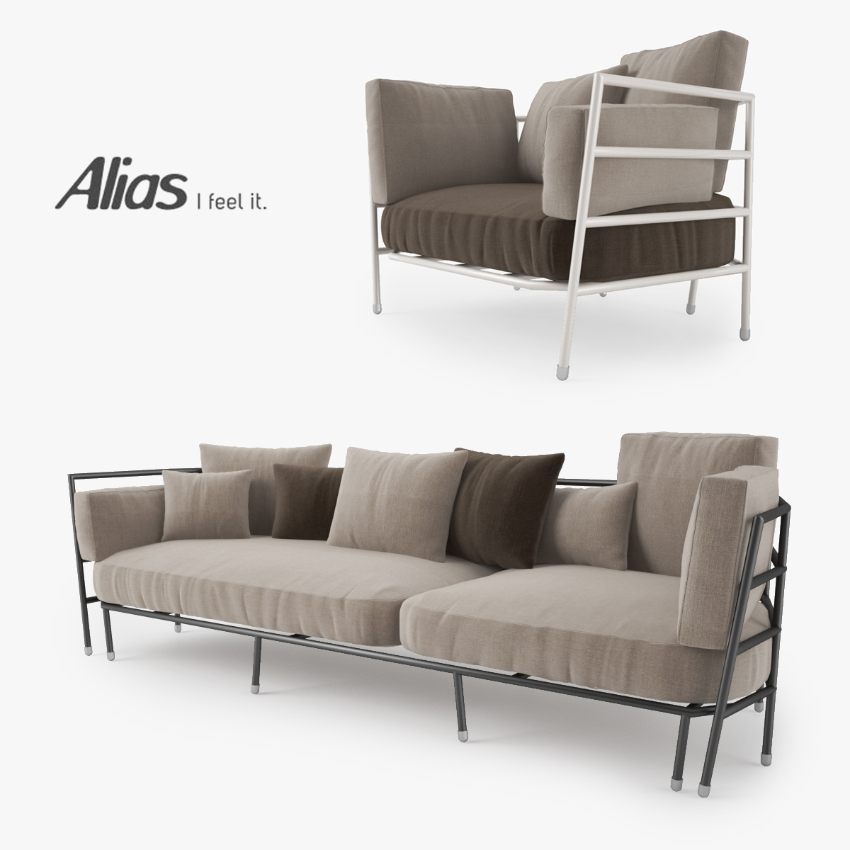 Model Alias Dehors Sofa Armchair Model Alias Dehors Sofa Armchair