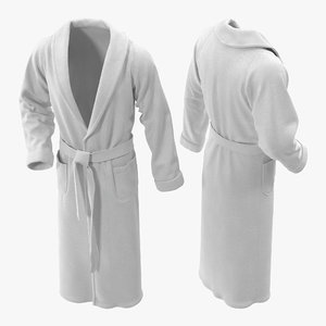 bathrobe modeled 3d model