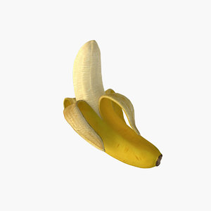 3d model banana