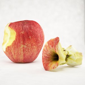3ds max crunched stubbed apple