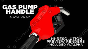 gas pump handle 3d 3ds