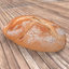 ciabatta bread scan 3d model