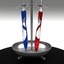toothbrushes stand 3d model